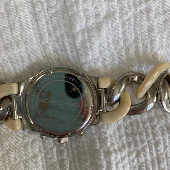 Michael Kors runway twist two-tone watch